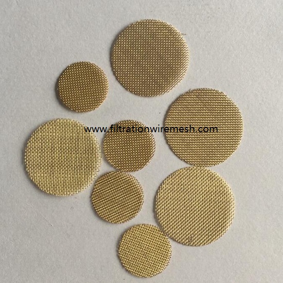 Brass Wire Mesh Disc Filter