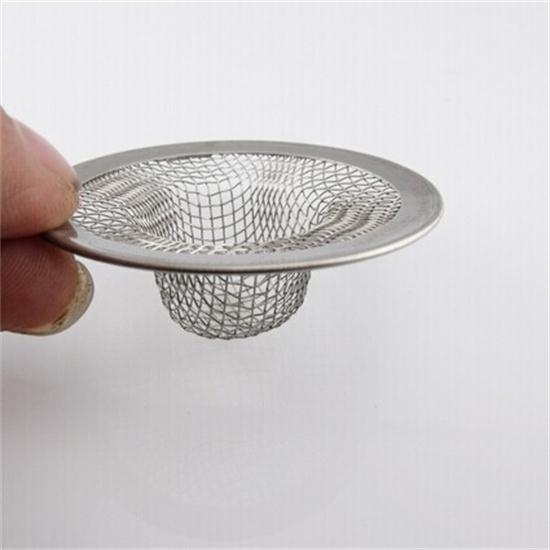 Stainless Steel Wire Mesh Sink Strainer Stopper For Bathroom